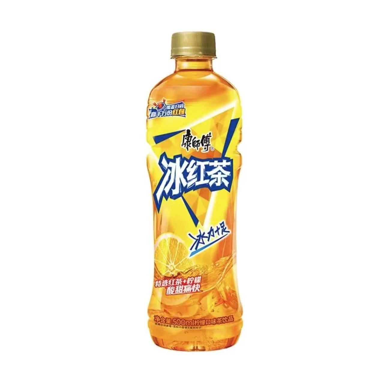 康师傅 冰红茶柠檬味 500ml/瓶